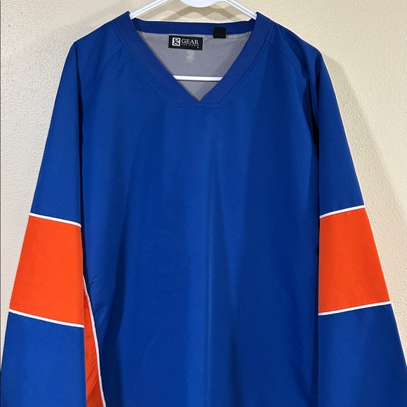 Gear For Sports Blue/Orange Pullover Shirt Jacket Various Sizes NWT - Picture 2 of 10